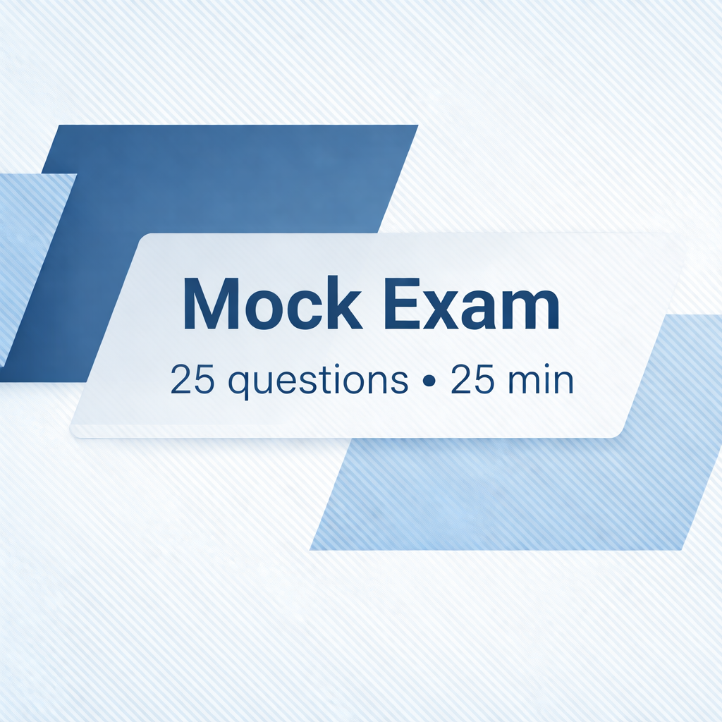 Exam mode preview